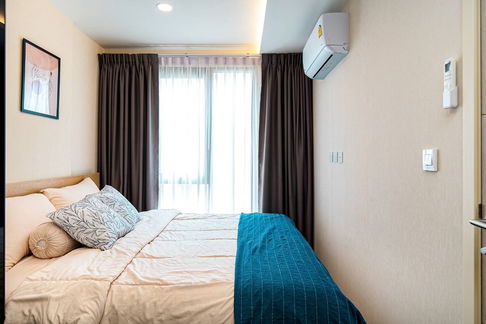 The prime location has arrived ✨ IKON Sukhumvit 77, very beautiful room, fully furnished + has a washing machine ‼️ Ready to move in (1 May 2024)