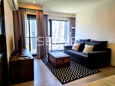 Condos for rent : 1 Bed Large Room 49 sq.m. High Fl. 20+ Good Location Shuttle bus to BTS Thong Lo 350 m. / For Rent-Rhythm Sukhumvit 36 38