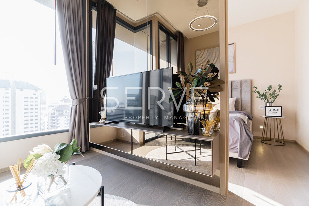 รูป Modern Style 1 Bed with Bathtub Good Location in Asoke Area MRT Sukhumvit 550 m. & BTS Asok 700 m.-The Esse Asoke (ดิ เอส อโศก) - รูปที่ 10/11