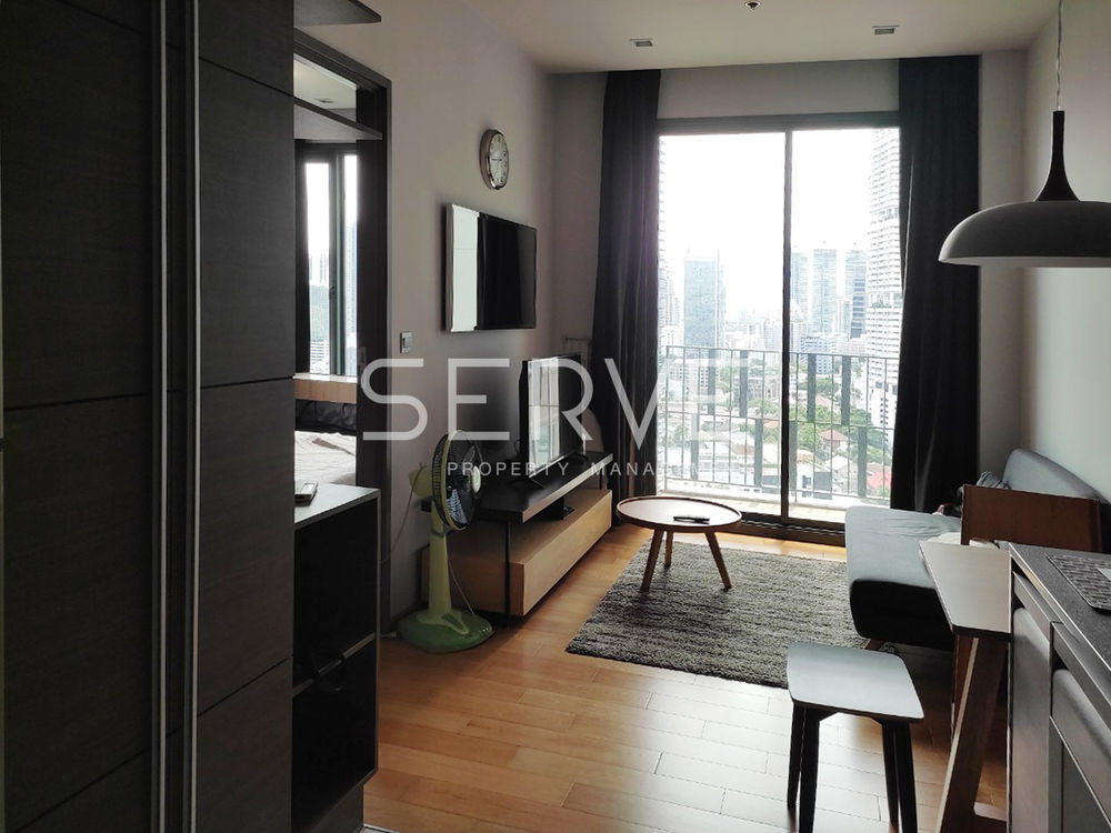 picture Nice Room & Good Location Close to BTS Thong Lo 100 m. - 1 Bed High Fl. / Condo For Rent-Keyne By Sansiri (คีน บาย แสนสิริ) - 5/6