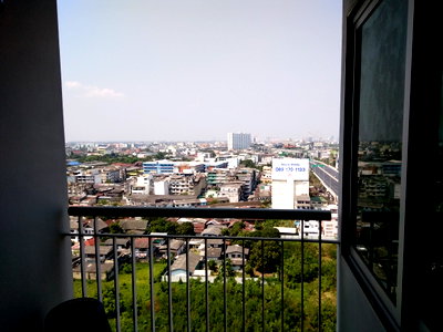 Condos for rent : Condo for rent Life@BTS Tha Phra 1 bedroom good view, fully furnish