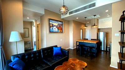 Condos for rent University of the Thai Chamber of Commerce : R710 Condo for rent, The Saint Residences (The Saint Residences), 2 bedrooms, Buit in room, beautifully decorated, ready to move in, special price.