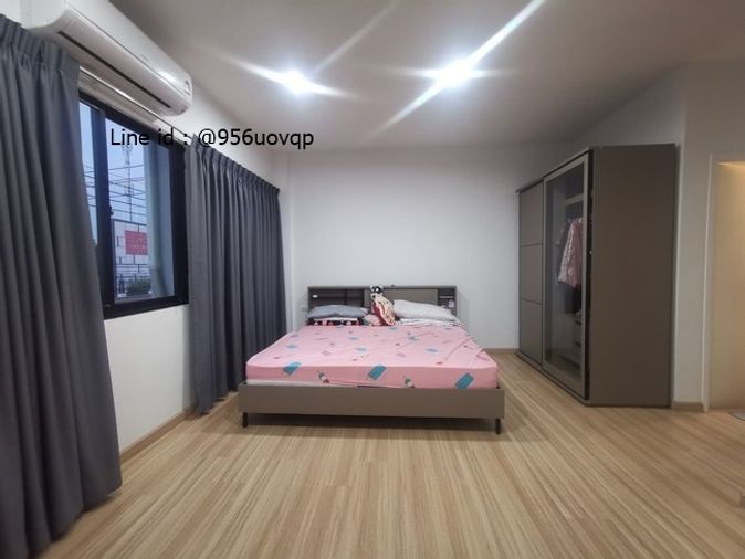3-bed townhouse for sale, 190 sqm, 29.8 sq wah, Time Home 2 Suanluang-Onnut