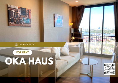 Condos for rent : For rent 📌Oka Haus 36 📌 Convenient transportation, near BTS Thonglor station, furniture, complete electrical appliances.