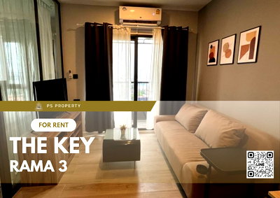 คอนโดให้เช่า : ให้เช่า✨The Key  Rama 3✨ เฟอร์นิเจอร์ เครื่องใช้ไฟฟ้าครบ วิวแม่น้ำเจ้าพระยา ติดถนนพระราม 3 