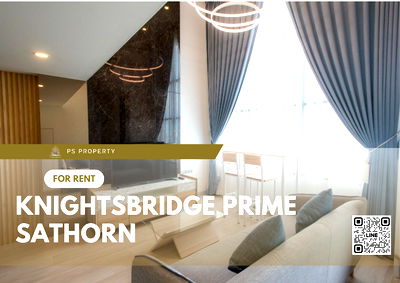 Condos for rent : For rent 🔥KnightsBridge Prime Sathorn🔥near BTS Chong Nonsi, beautifully decorated, complete with furniture. and electrical appliances