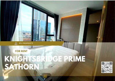 คอนโดให้เช่า : ให้เช่า⭐KnightsBridge Prime Sathorn⭐ ใกล้ BTS ช่องนนทรี เฟอร์นิเจอร์ เครื่องใช้ไฟฟ้าครบ