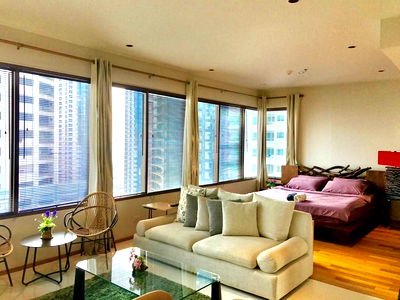 Condos for rent Bangkok University : for rent condo The Emporio place studio fully furnished (S03-1560) 