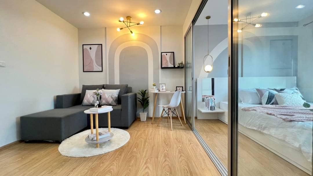 รูป 🏙️ คอนโดให้เช่า  ดี คอนโด รัตนาธิเบศร์ (ห้องสวย เฟอร์ + เครื่องใช้ไฟฟ้าครบ พร้อมอยู่👍👍👍👍 ) - รูปที่ 2/12