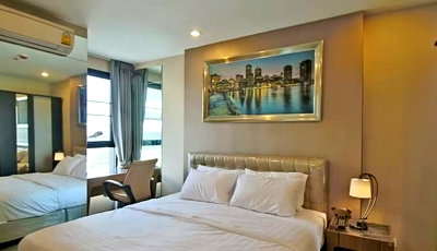 Condos for rent : Ideo Q Chula - Samyan【𝐑𝐄𝐍𝐓】🔥 The center of the city Modern white site, clean tone, near Sam Yan MRT Ready to move in 🔥 Contact Line ID: @hacondo