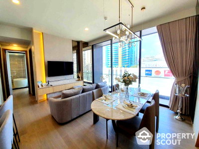 คอนโดให้เช่า : คอนโด 2-ห้องนอน ที่ เซเลส อโศก ใกล้ MRT สุขุมวิท (ID 419934)
