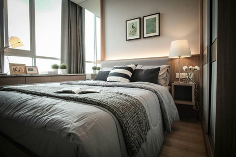 รูปภาพ MB4195 Noble Revolve Ratchada Beautiful room, complete with electrical appliances-furniture, convenient transportation, ready to move in.