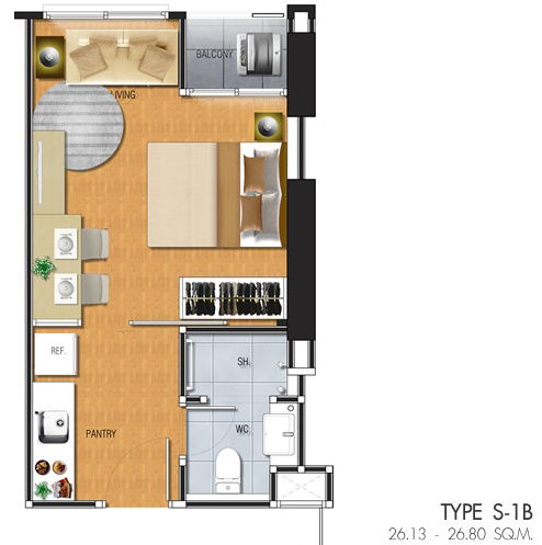 Studio floor plan