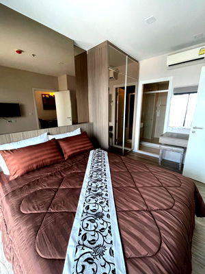 Condos for rent Si Racha Chonburi : Rent Knightsbridge The Ocean Sriracha beautiful room fully furnished has a children's area Sea view in the heart of the business district