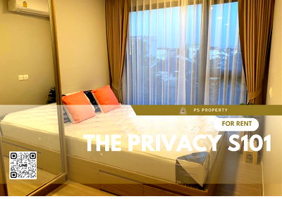 คอนโดให้เช่า : ให้เช่า✨THE PRIVACY S101✨เดินทางสะดวกใกล้ BTS ปุณณวิถี เฟอร์นิเจอร์ เครื่องใช้ไฟฟ้าครบ