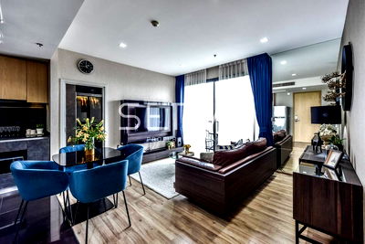 ขายคอนโด : 2 Beds 2 Baths Nice Room Good Location MRT Chatuchak Park 350 m. & BTS Mo Chit 400 m. / For Sale-THE LINE Jatujak Mochit