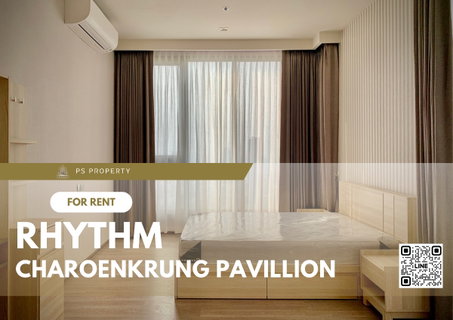 รูปภาพ For rent🔥Rhythm Charoenkrung pavillion🔥 3 bedrooms, beautiful room, fully decorated with furniture. electrical appliance