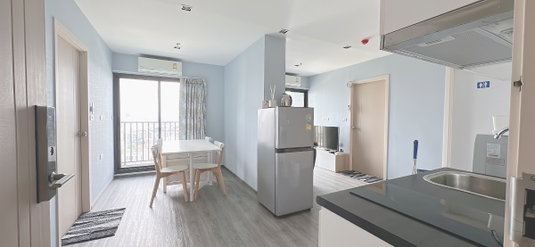 รูปภาพ 🛋️💗 Big room, 2 bedrooms, 2 bathrooms, very spacious living room 💗🛋️ Rich Park @Triple Station Rama 9 🔥🔥ID : @471ovhib 📲