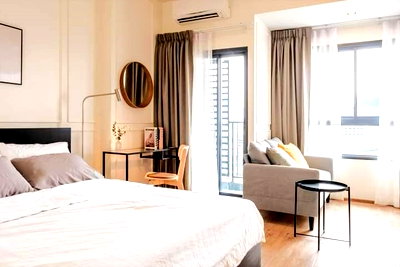 คอนโดให้เช่า : LineID : @RizzEstate (มี@ ข้างหน้า) IDEO Rama9 - Asoke 1Bedroom 