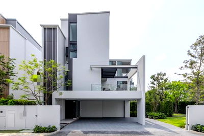 เช่าบ้านเดี่ยว ม.นานาชาติแสตมฟอร์ด :  Rds-3575 ให้เช่าบ้านเดี่ยว VIVE Krungthep Kreetha  นัดชมห้อง 🟥 Line@ : @propertyfinder