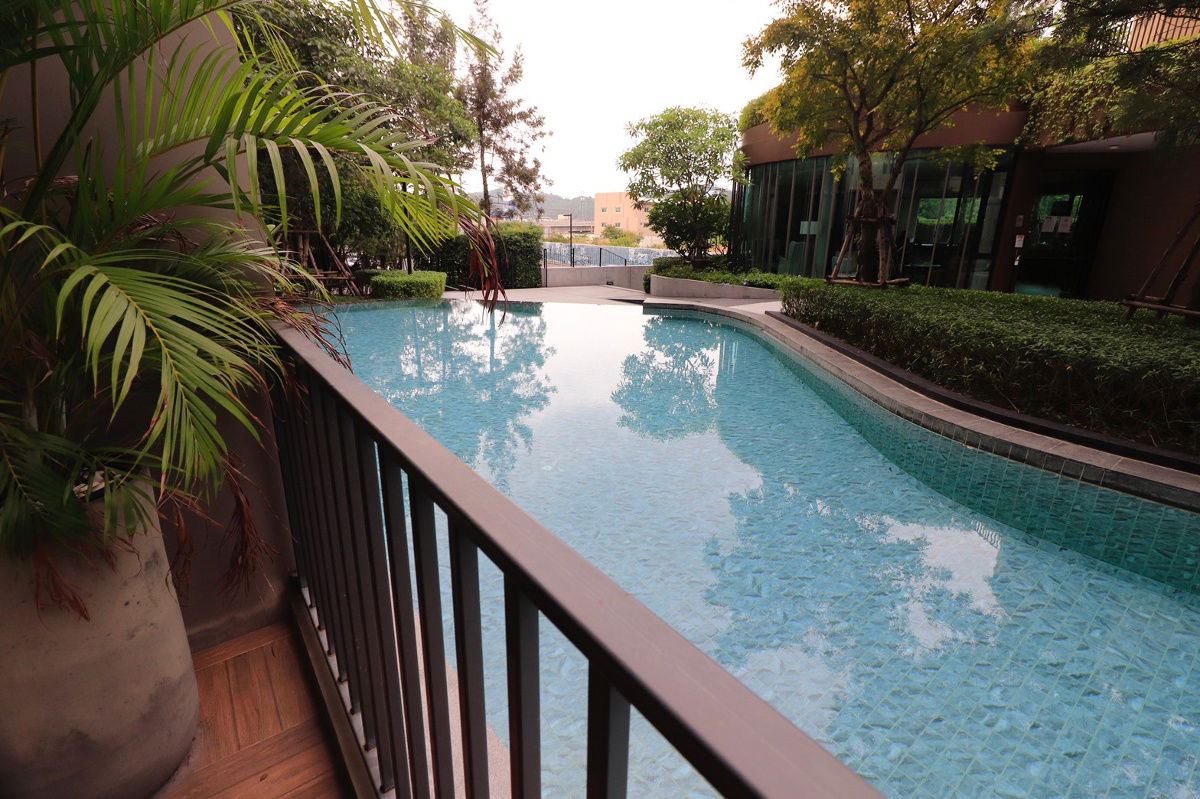 รูป ด่วน!! D bliss ตึก B ชั้น1 ห้องริมสระ ติดสระน้ำ  - รูปที่ 7/19