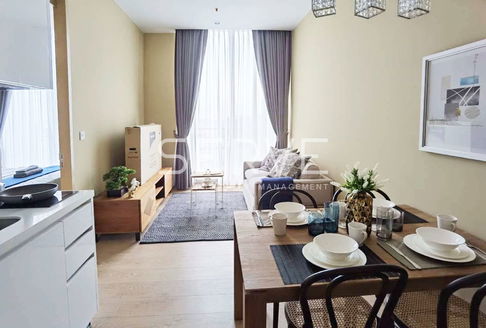 Nice Room 1 Bed Super High Fl. 30+ Nice View Good Location Close to BTS Asok & MRT Sukhumvit 550 m.-Noble BE19