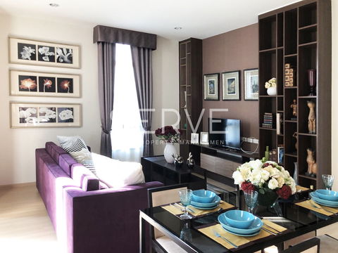 Nice Room Corner Unit 2 Beds with Bathtub BTS Phrom Phong 200 m. / For Rent & For Sale -Noble Refine