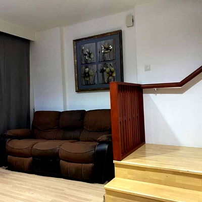 Condos for rent Chulalongkorn University : IDPT101  Ideo Mobi Phayathai, 23-24th floor. City view  60.8 sq m. 2 bedrooms, 2 bathrooms, 32,000 baht. 064-959-8900