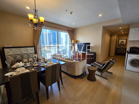 Good Price!!  2 Bed with Bathtub Nice view Close to BTS Thong Lo 750  m. / Condo For Rent-HQ Thonglor by Sansiri