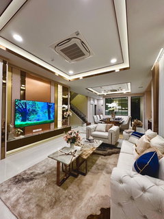 LTHC10120 – Luxury House FOR SALE in Rama9 - Krungthep Kreetha size 122 sq.w. 4 beds 5 baths Near ARL baan Thap Chang Station ONLY 65 MB