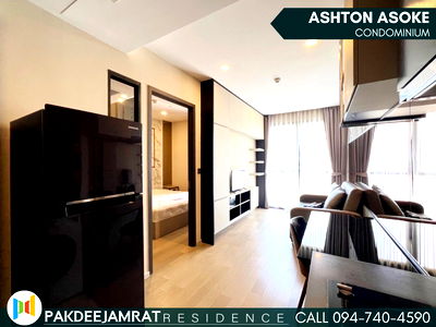 คอนโดให้เช่า : 🅵🅾️🆁 🆁🅴🅽🆃 𝗔𝘀𝗵𝘁𝗼𝗻 𝗔𝘀𝗼𝗸𝗲 1 ห้องนอน 1 ห้องน้ำ  ขนาด 35 ตร.ม. 25,000 บาท / เดือน