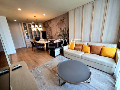 Condos for rent : Nice Decorate Corner Room 2 Beds 68.01 sq.m. High Fl. Good Location BTS Asok & MRT Sukhumvit 550 m.-Noble Recole Sukhumvit 19 (โนเบิล รีโคล สุขุมวิท 19)