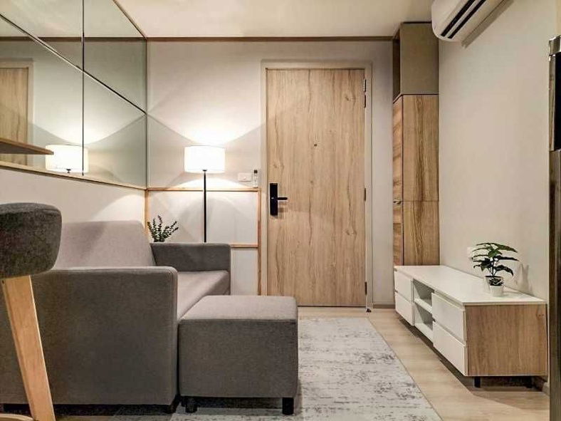 รูป ให้เช่า📣Nue Noble Srinakarin - Lasalle 📣 ห้องใหม่มาก ตกแต่งสวยครบ พร้อมเฟอร์นิเจอร์ ใกล้ MRT ศรีลาซาล - รูปที่ 5/8