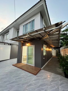 sss466 Urgent sale, 2-story townhouse, corner house, Pruksa Ville 43, Rama 5-Nakhon In. Near Wat Takhian, Bang Kruai, Nonthaburi
