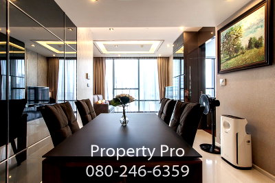Condos for sale : Condo for Sale The Bangkok Sathorn, 1 bedroom 60 sqm Fully-Furnished Near BTS Surasak, Taksin Bridge, St.Louise, Charoen Krung : MF25S-004