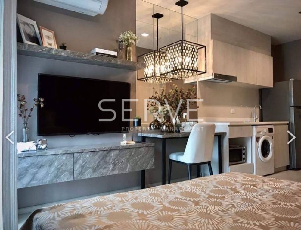 picture Studio Nice Room High Fl. 15+ Good View & Good Location BTS Phloen Chit 600 m. / For Rent-Life One Wireless - 3/4