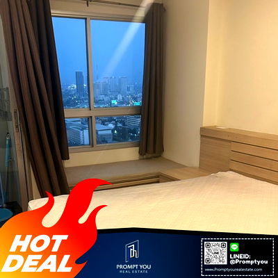 Condos for rent The Nine Rama 9 : For Rent ,🔥 LPN Ville Phattanakan Srinakarin🔥High floor, Fully furniture , ready to move in //Ask more info Lineofficial:@Promptyou