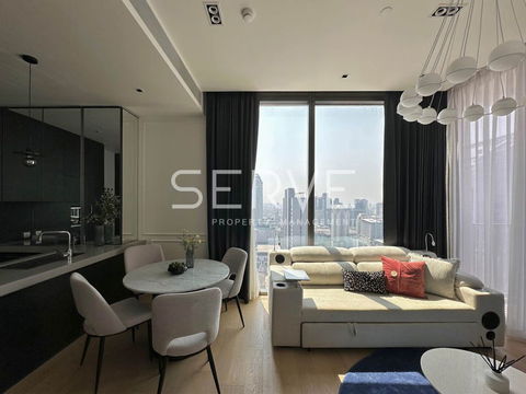 Nice Room 2 Bed High Fl. 35+ For Rent Good Location Close To BTS Chid lom-28 Chidlom
