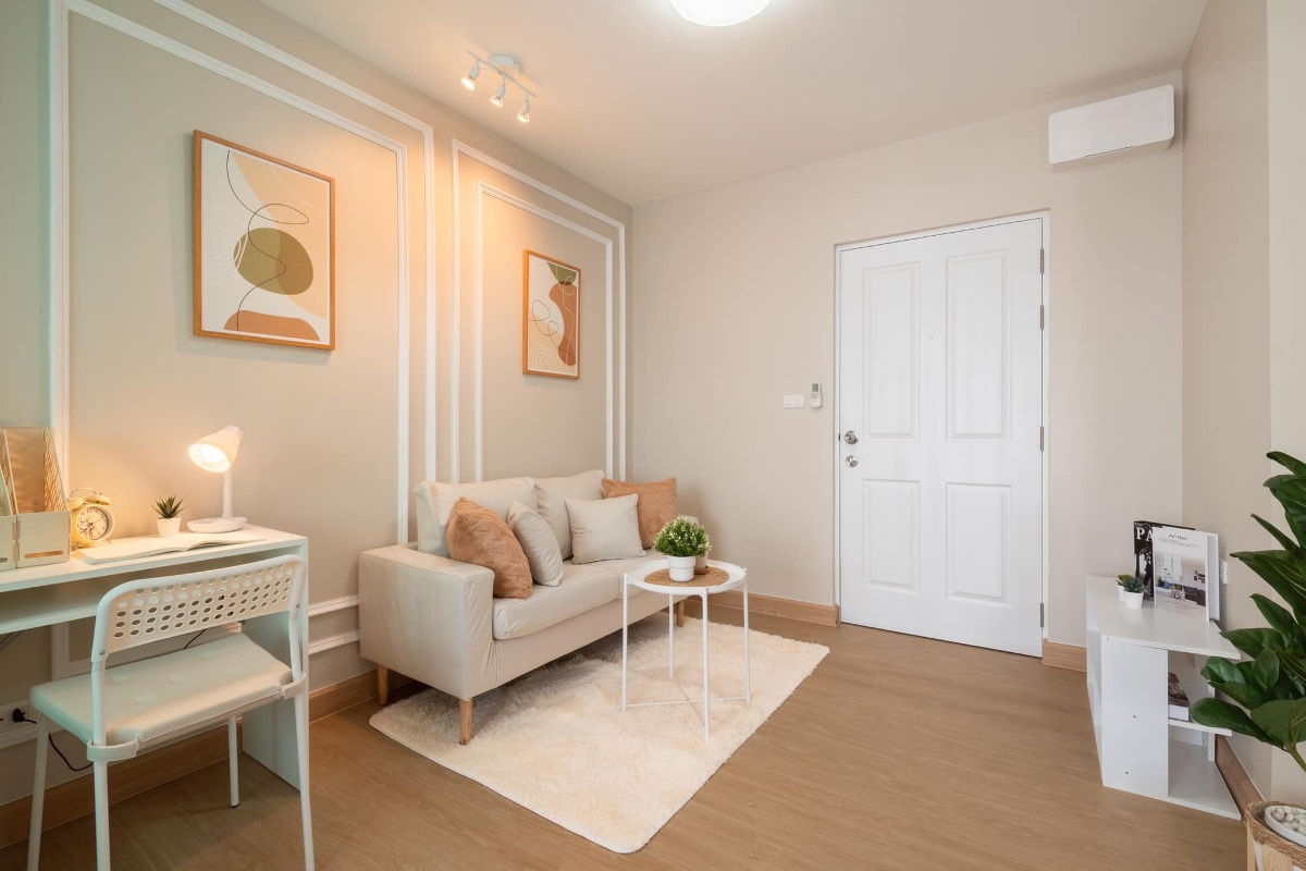 รูป SP1682**ขายด่วน** คอนโด  Plum Condo Samakkhi ขนาด 26.39 ตึก C ชั้น 8 สถานที่สำคัญใกล้เคียง เซ็นทรัล แจ้งวัฒนะ - รูปที่ 10/11
