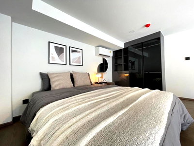 Condos for rent : Park Origin Chula - Samyan【𝐑𝐄𝐍𝐓】🔥Scandinavian room, cutely, fully furnished, the city, near MRT Samyan🔥Contact Line ID: @hacondo