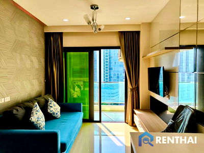 Condos for sale Tesco Lotus South Pattaya : For sale condo 1 bedroom at Dusit Grand Condo View