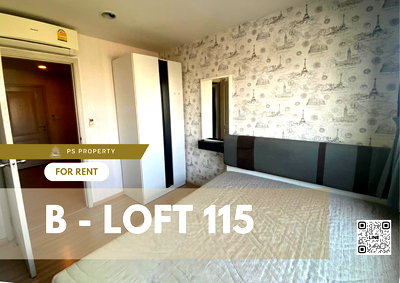 Condos for rent : For rent 🌟B - Loft Sukhumvit 115🌟, beautiful room, open view, complete furniture and electrical appliances. 🚆Near BTS Pu Chao