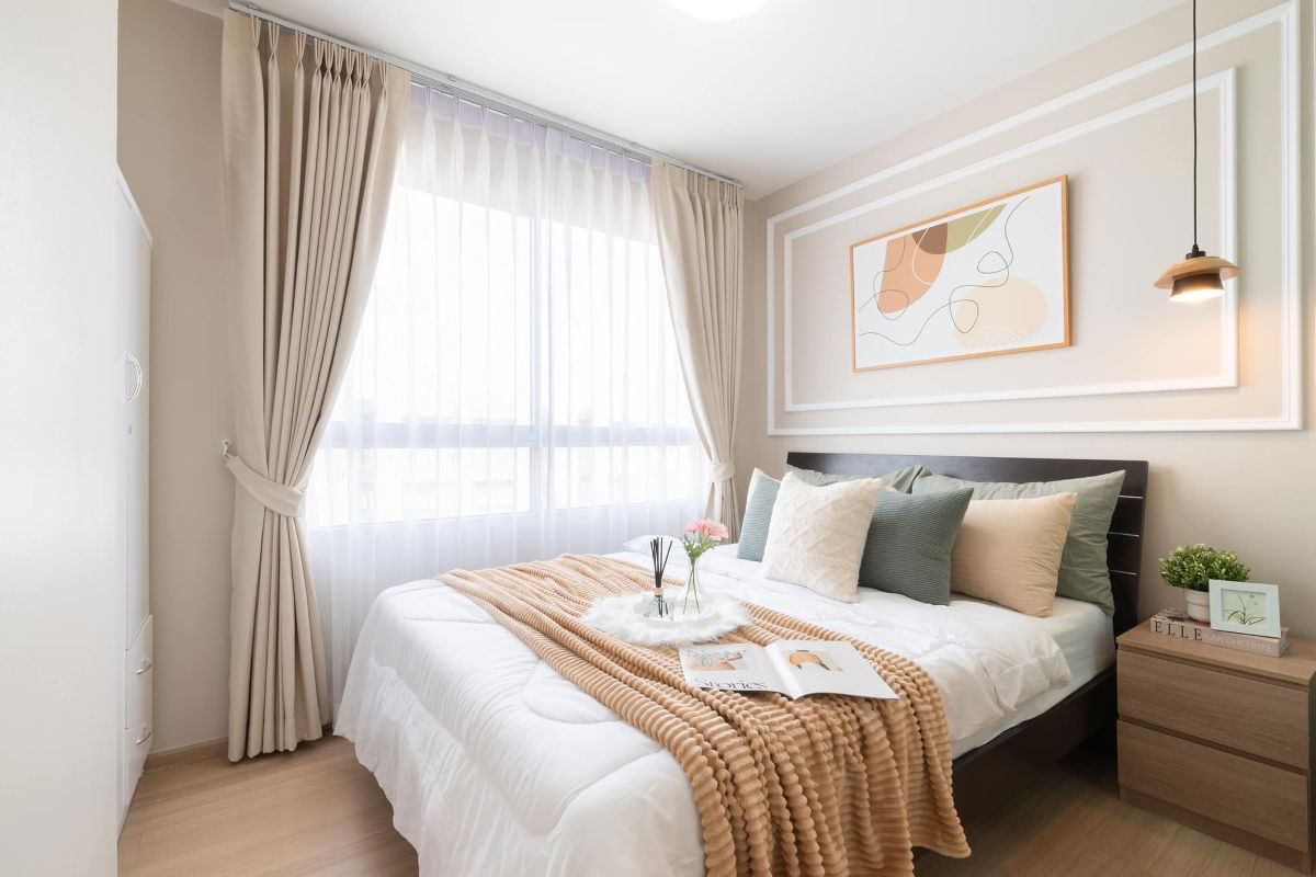 รูป SP1682**ขายด่วน** คอนโด  Plum Condo Samakkhi ขนาด 26.39 ตึก C ชั้น 8 สถานที่สำคัญใกล้เคียง เซ็นทรัล แจ้งวัฒนะ - รูปที่ 1/11