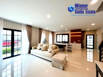 บ้านเดี่ยวให้เช่า : ห้เช่า บ้านเดี่ยว Centro Bangna เฟส 2 หลังใหญ่ 57 ตรว 4 นอน 5น้ำ Mega บางนา 