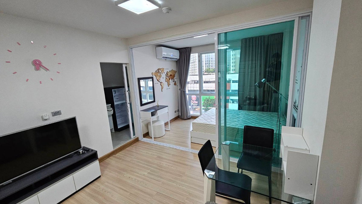 รูป 🔥R750ให้เช่าคอน Garden Asoke Rama9 ติดShowdc ห้องสวย ไม่เคยปล่อยเช่ามาก่อน ฟอร์ครบ มีเครื่องซักผ้า - รูปที่ 3/14
