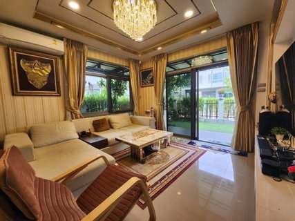 รูปภาพ ให้เช่า บ้านเดี่ยว Perfect Place สุขุมวิท 77 สุวรรณภูมิ แบบ 4 ห้องนอน 215 ตรม สไตล์โมเดิร์น ทิศเหนือ เฟอร์นิเจอร์ เครื่องใช้ไฟฟ้าครบ : SL23R-002