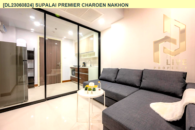 Condos for rent : DL23060824 Condo for rent, Supalai Premier Charoen Nakhon near BTS Klong San, ready to move in, call urgently 0653619502 LineID @952jdxxk