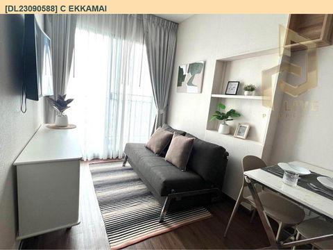 DL23090588 ให้เช่าคอนโด ซี เอกมัย (C Ekkamai ) ใกล้ BTS เอกมัย พร้อมเข้าอยู่ โทรด่วน 0638692663 LineID @534wlwof