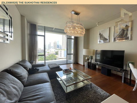 DL23080525 Condo for rent, The Sukhothai Residences near BTS Sala Daeng, ready to move in, call urgently 0656133286 LineID @655ebbvc