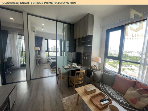 DL23080843 Condo for rent, Knightsbridge Prime Ratchayothin near BTS Phahon Yothin 24, ready to move in, call urgently 0656133286 LineID @655ebbvc
